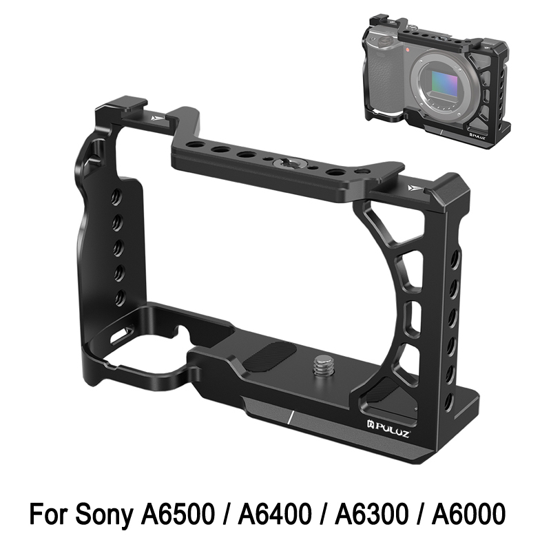 Sony Camera A6400 - Jaula estabilizadora de cámara metálica PULUZ