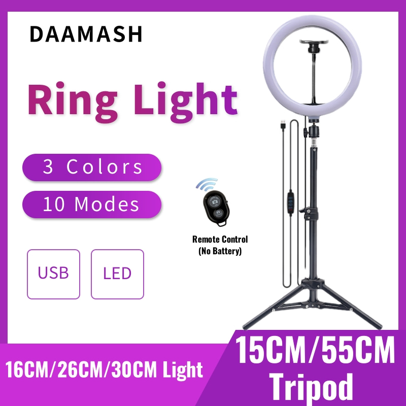 Photography Lighting Overhead - Anillo de iluminación LED para Selfie,