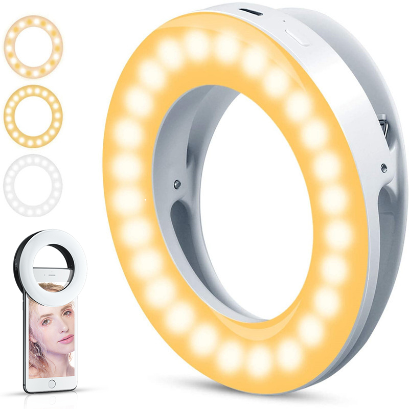 Photography Lighting Overhead - Actualización 3200K-6500K LED Clip anillo de
