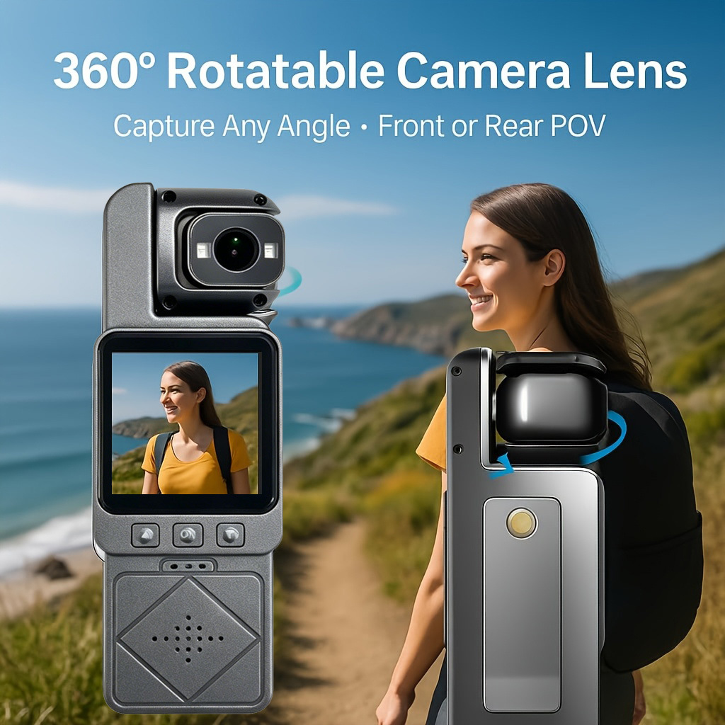 Photography Lighting Spotlight - Cámara de acción portátil DV02 4K