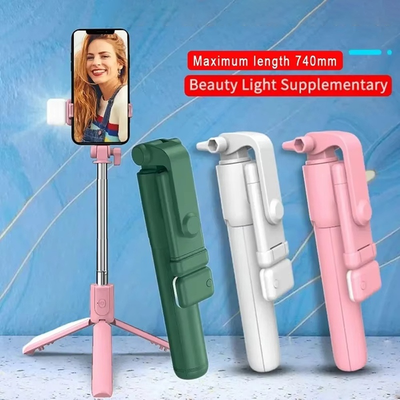 Photography Lighting Spotlight - Trípode plegable portátil para selfies con