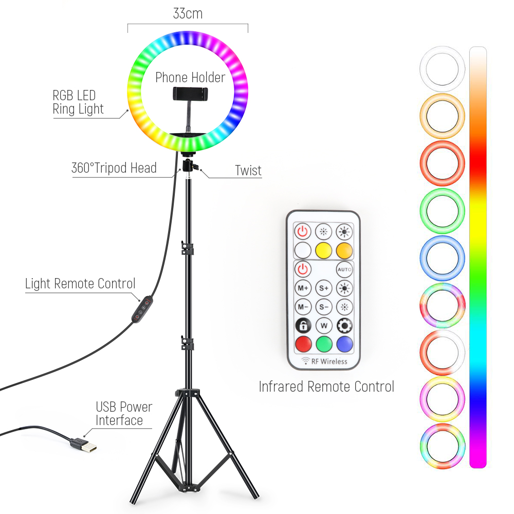 Photography Lighting Overhead - Anillo de luz Led para Selfie
