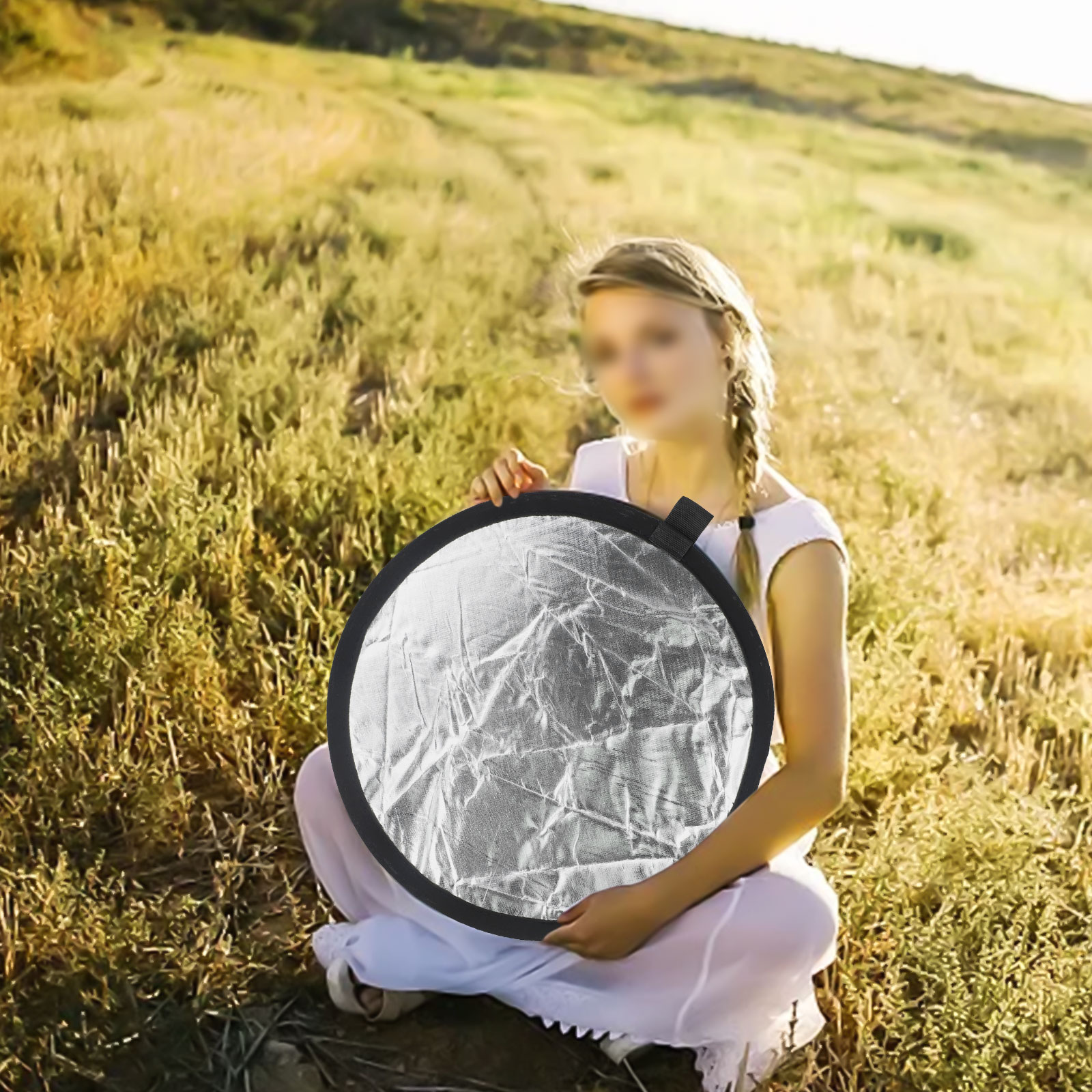 Reflector Disc Silver - Reflector de Fotografía Portátil 5 en