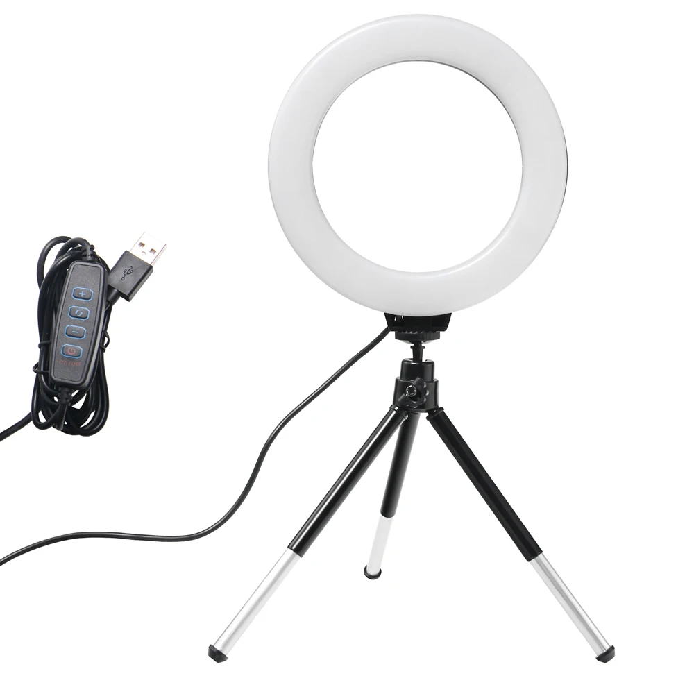 Photography Lighting Overhead - Mini Lámpara LED de Anillo para