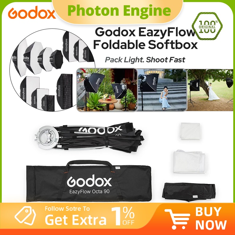 Photography Lighting Flash - Godox EazyFlow Series: difusor de luz