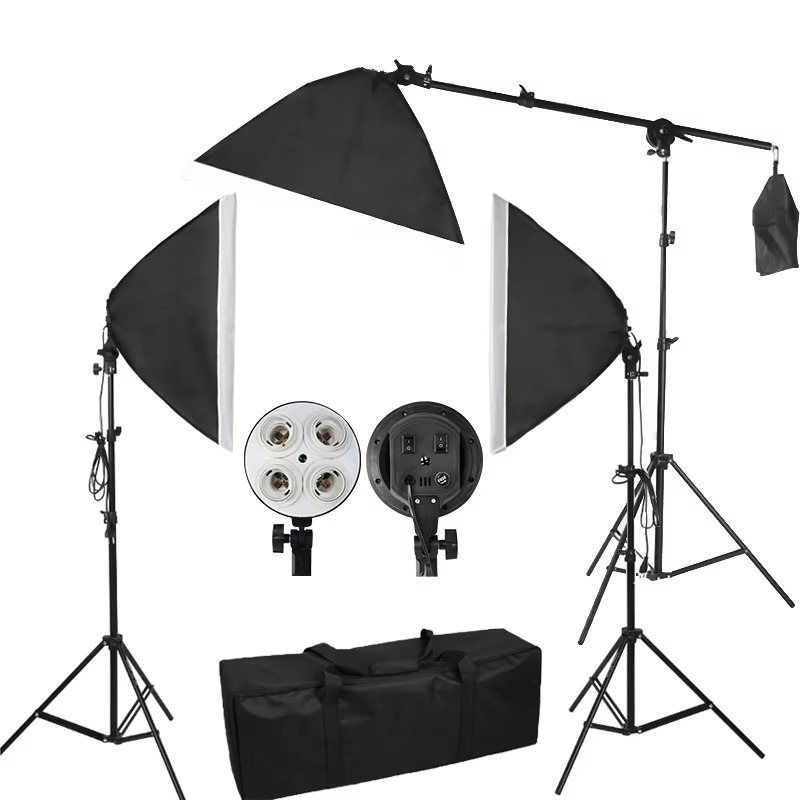 Photography Lighting Overhead - Kit de Softbox de 50x70cm con