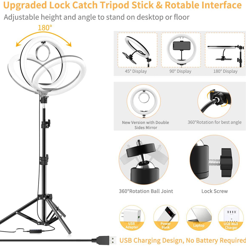 Anillo de Luz LED para Selfies - Photography Lighting Overhead reseña y precio