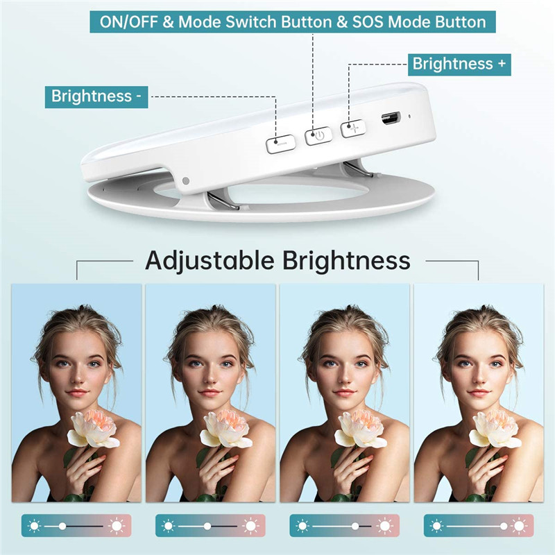 Anillo de luz LED portátil con - Photography Lighting Overhead reseña y precio