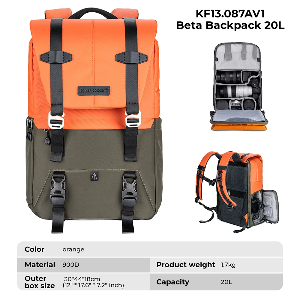 Mochila para Cámara K&F CONCEP - Photography Lighting Bag reseña y precio