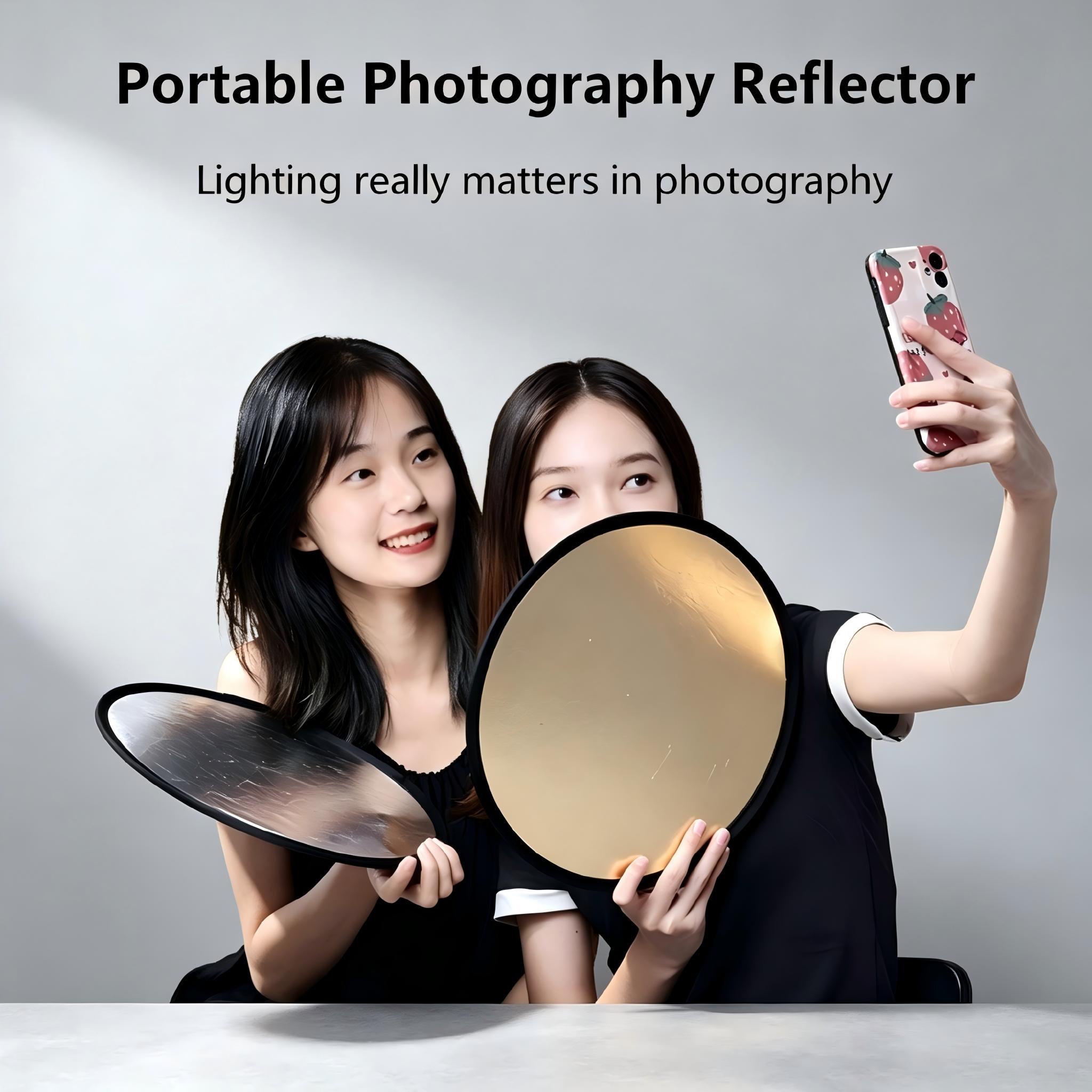 Reflector redondo de doble car - Photography Lighting Bag reseña y precio
