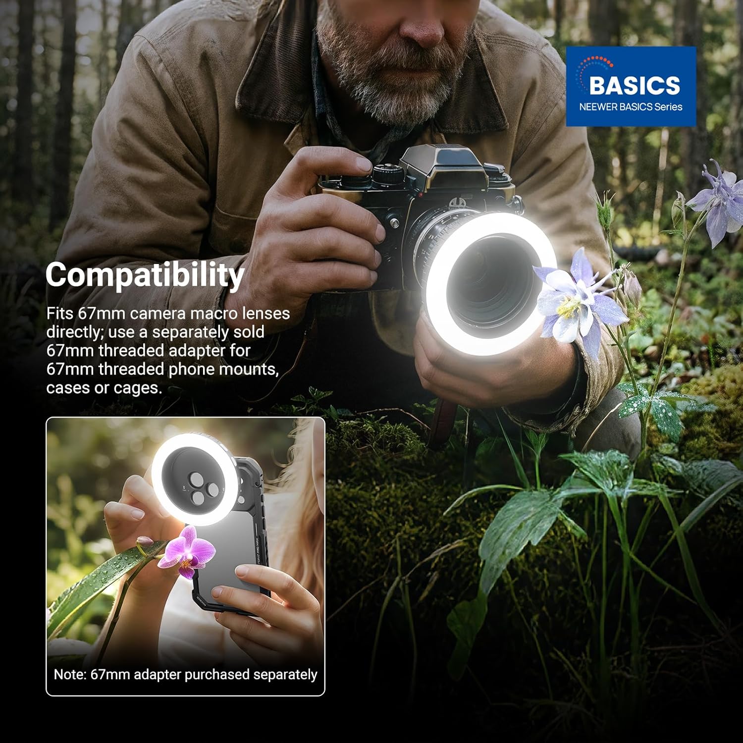 Anillo de Luz LED Bicolor Reca - Photography Lighting Overhead reseña y precio