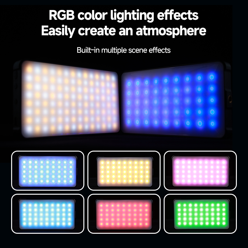 Luz de vídeo LED RGB, Clip de  - Photography Lighting Spotlight reseña y precio