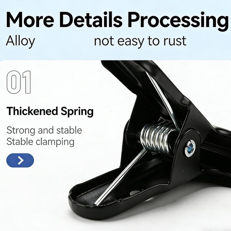 Clip fondo abrazadera resorte  - Photography Lighting And Background reseña y precio
