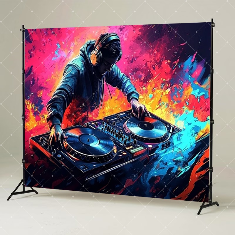 Decoración para Fiesta de DJ d - Photography Lighting And Background reseña y precio