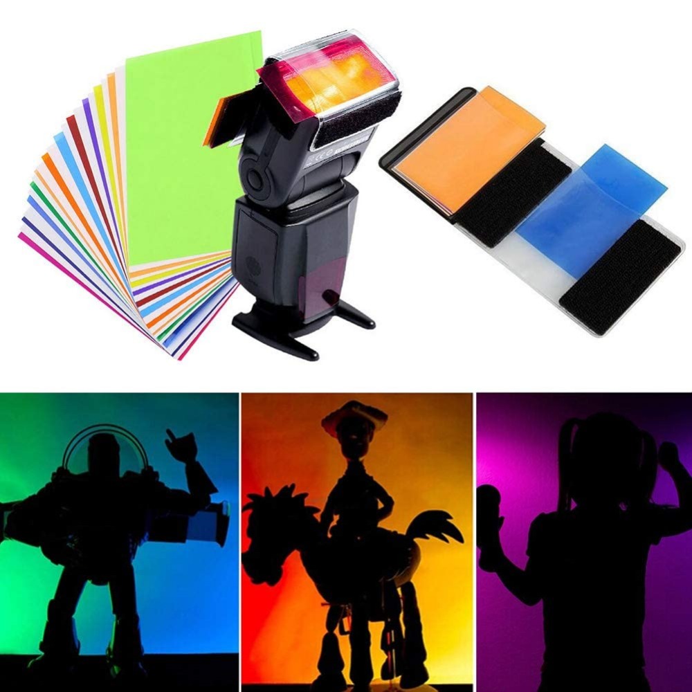 Kit de 12 Filtros de Gel para  - Photography Lighting Flash reseña y precio