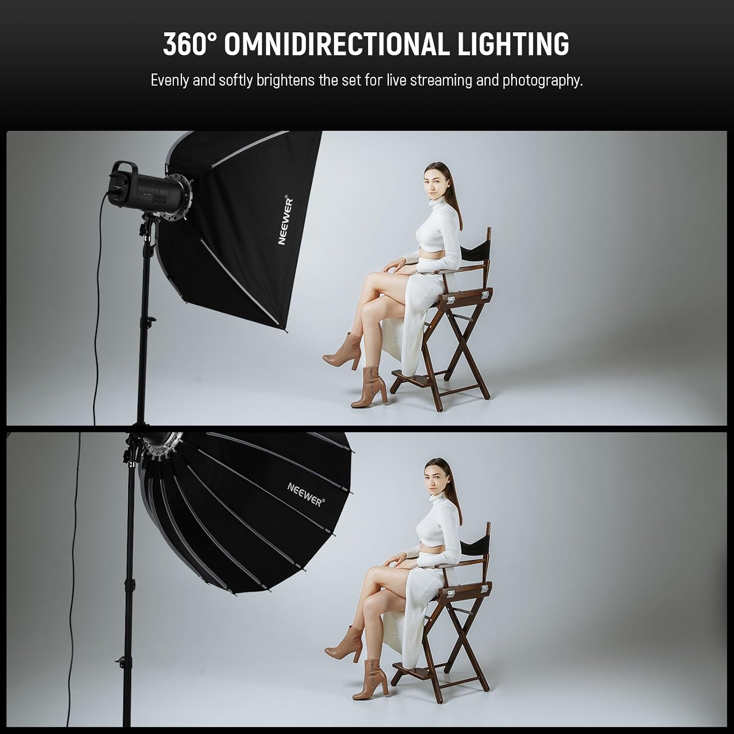 Softbox Parabólico con Montura - Photography Lighting Bag reseña y precio