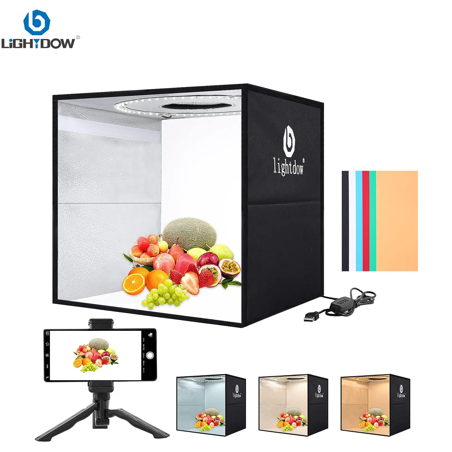 Lightdow-caja de fotos regulab - Photography Lighting And Background reseña y precio