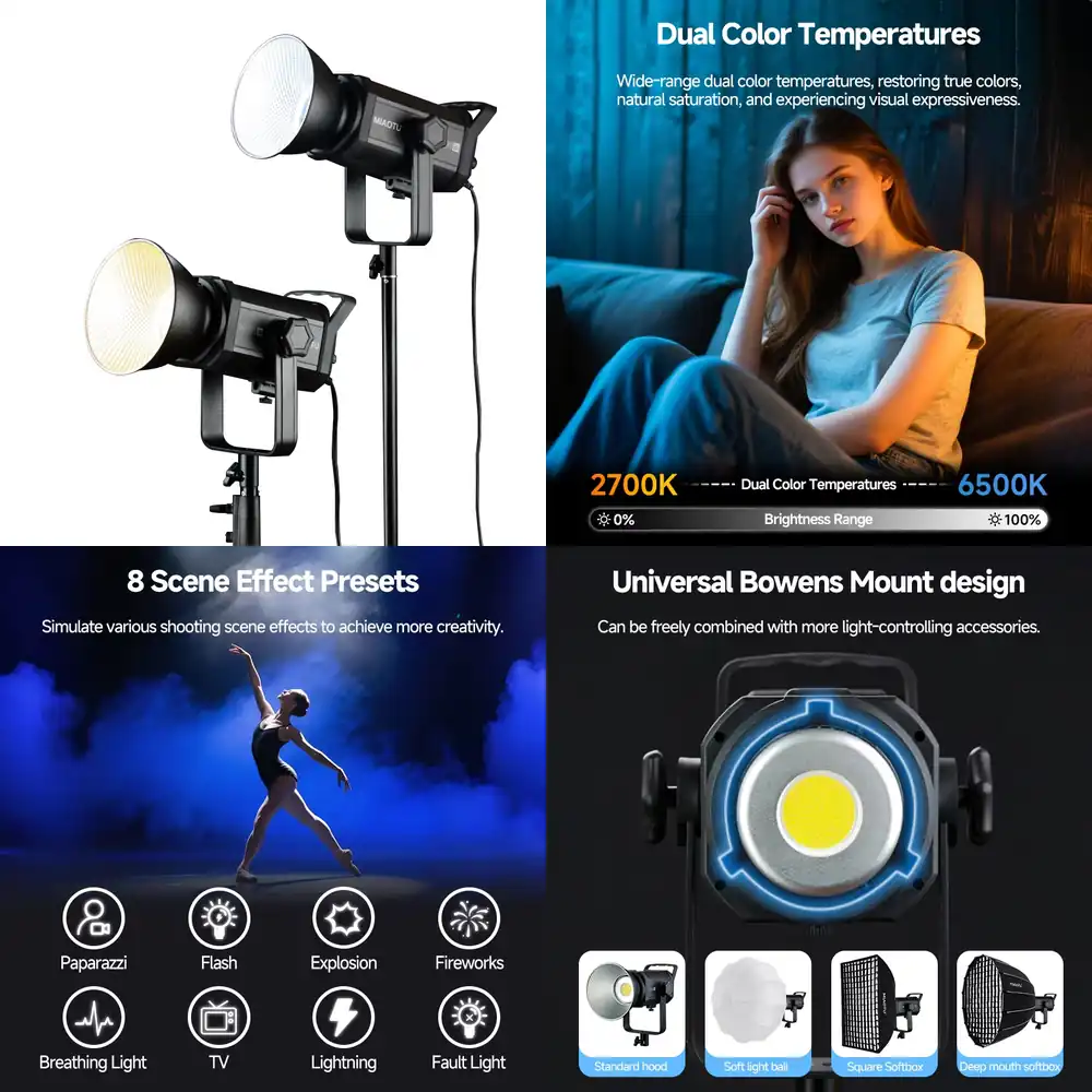 Luces de Fotografía de Alta Po - Photography Lighting Direction reseña y precio